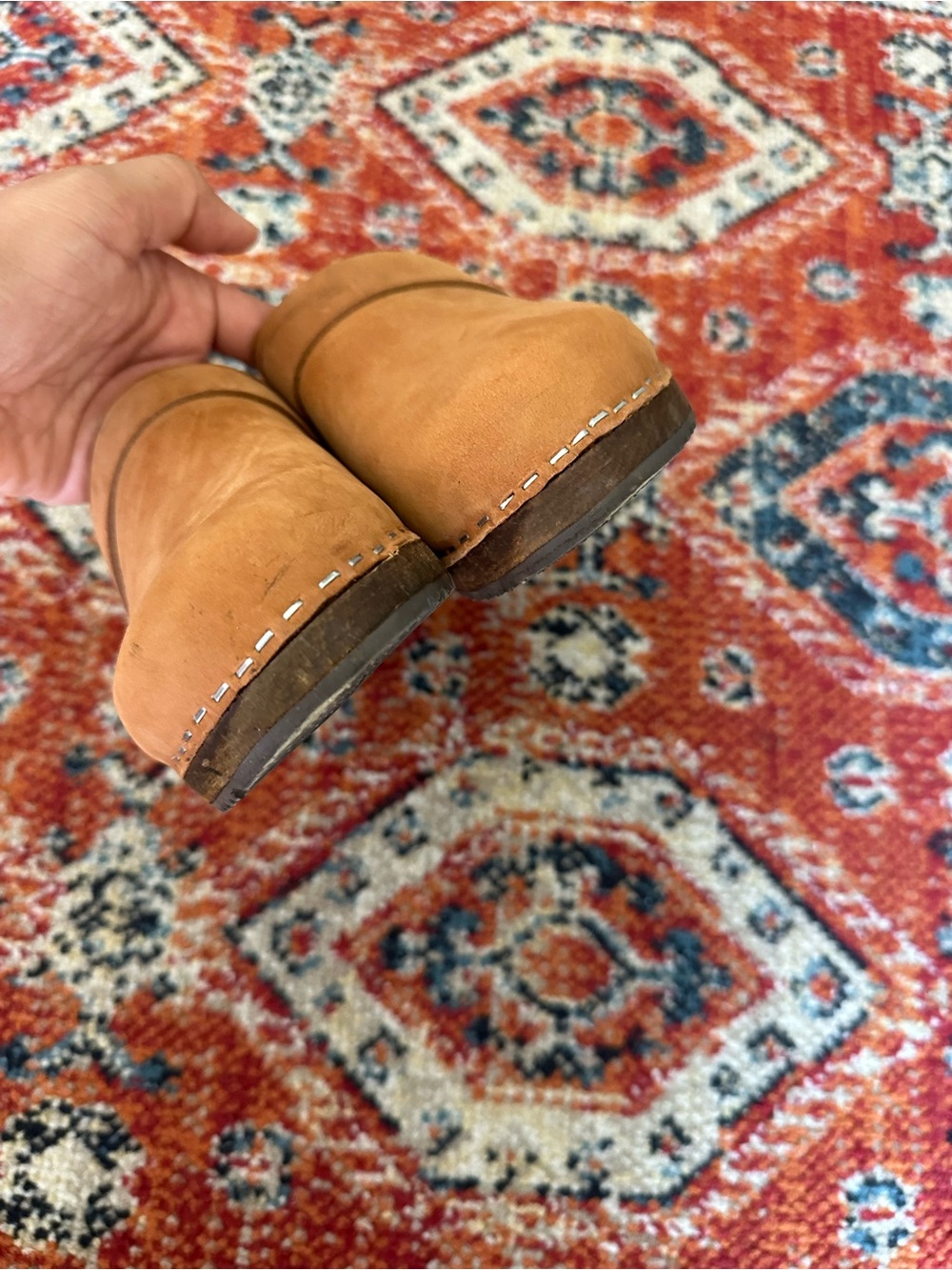 Leather clogs - Picture 4 of 7